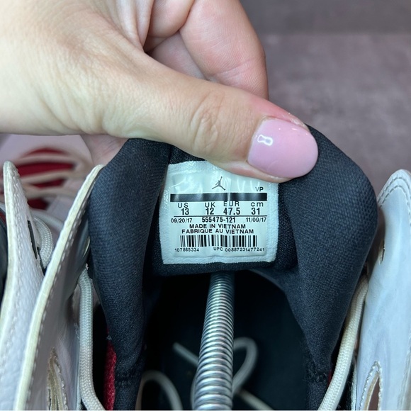 NIke Air Jordan FLightclub 91 Sneakers Mens sz 13 - red/white - Picture 6 of 6